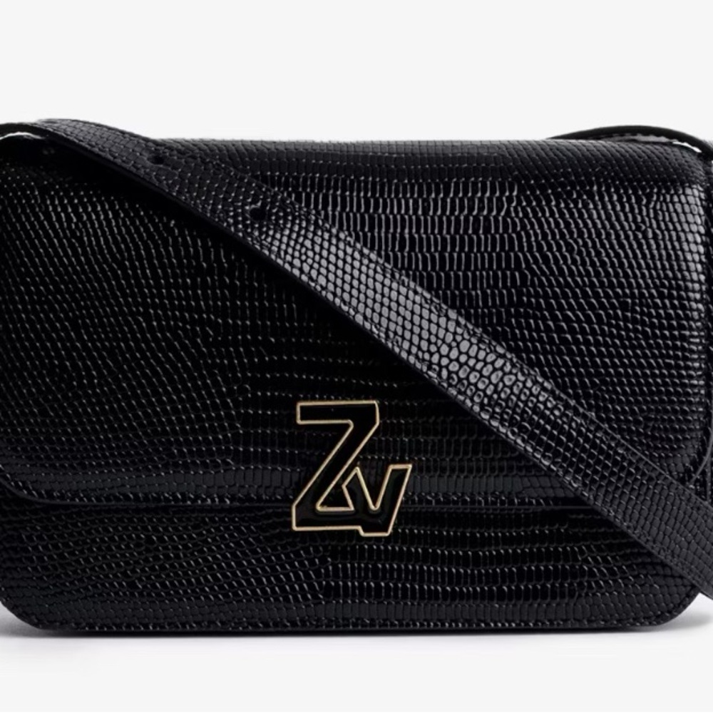 Zadig & Voltaire Le Mini ZV Initiale Bag ICONIC embossed leather Brand new